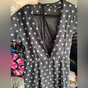 Star Print Celestial Maxi Dress